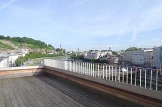 Terrassenwohnung Sahnestück mit Salzachblick