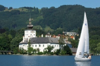 Gmunden at lake Traunsee