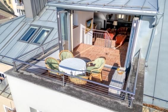Dachetage Terrassen-Glamour